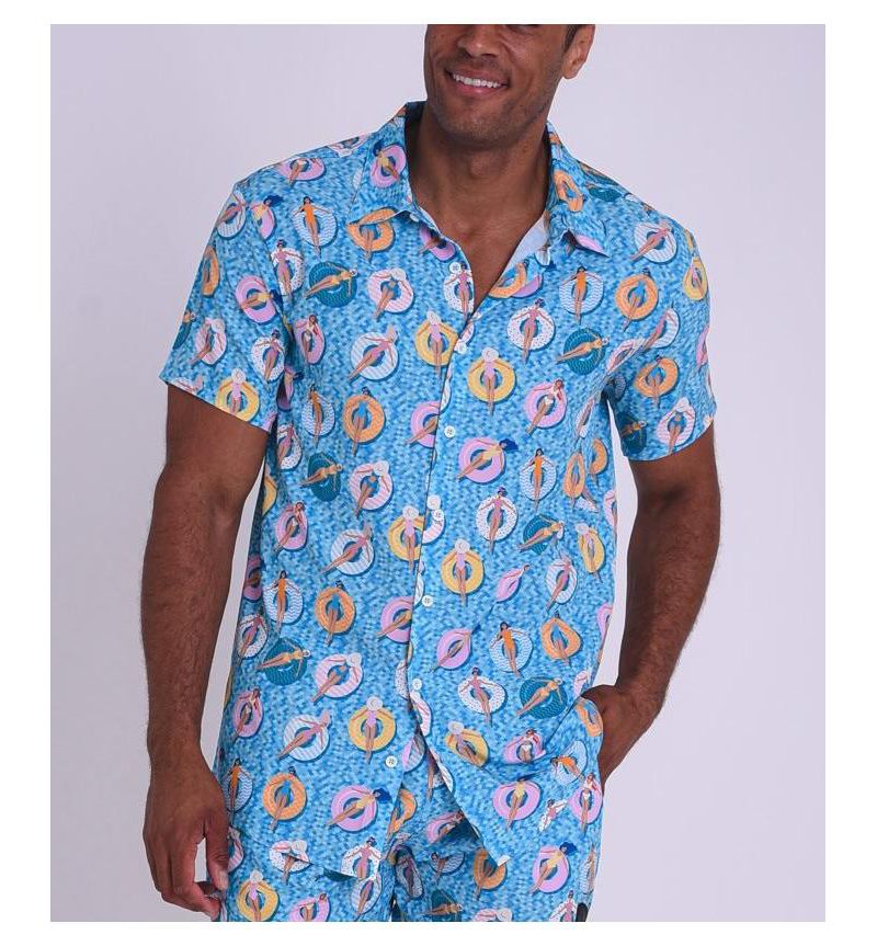 Poolside Men's Short Sleeve Shirt