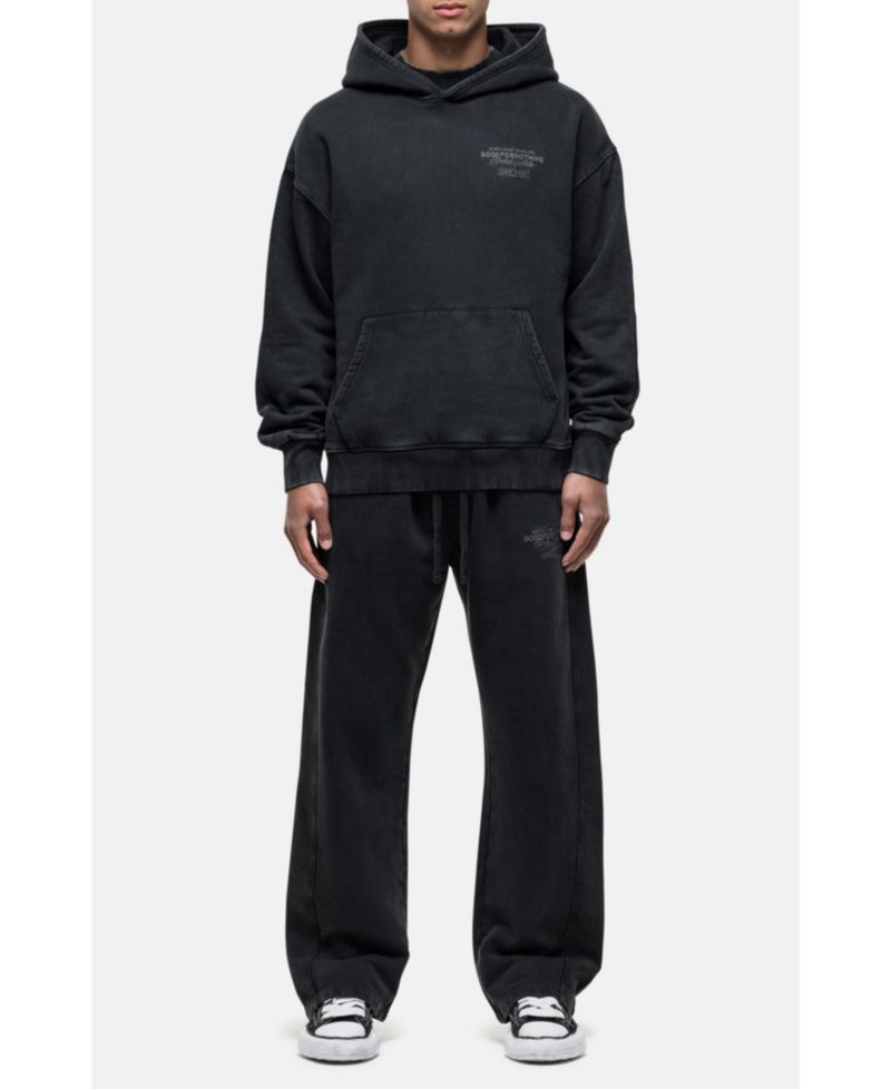 Men's Vintage Washed Black Atelier Hoodie