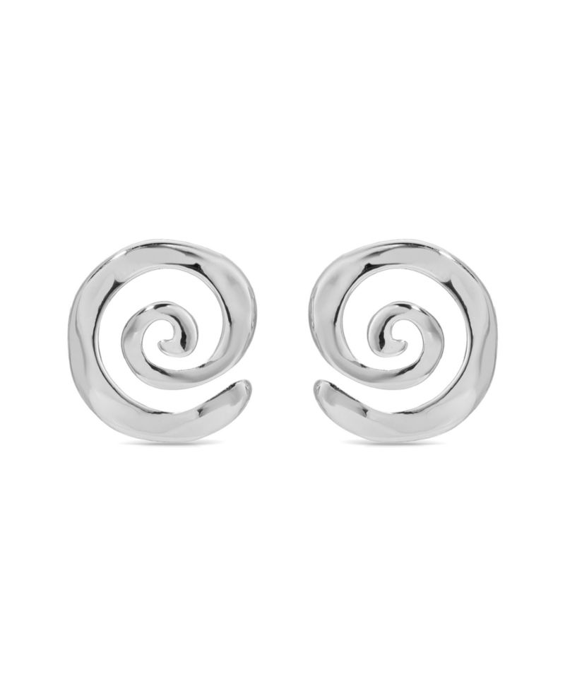 Aura Swirl Stud Earrings