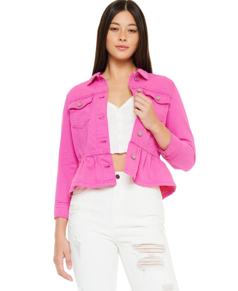 Women's Marilou Peplum Denim Jacket