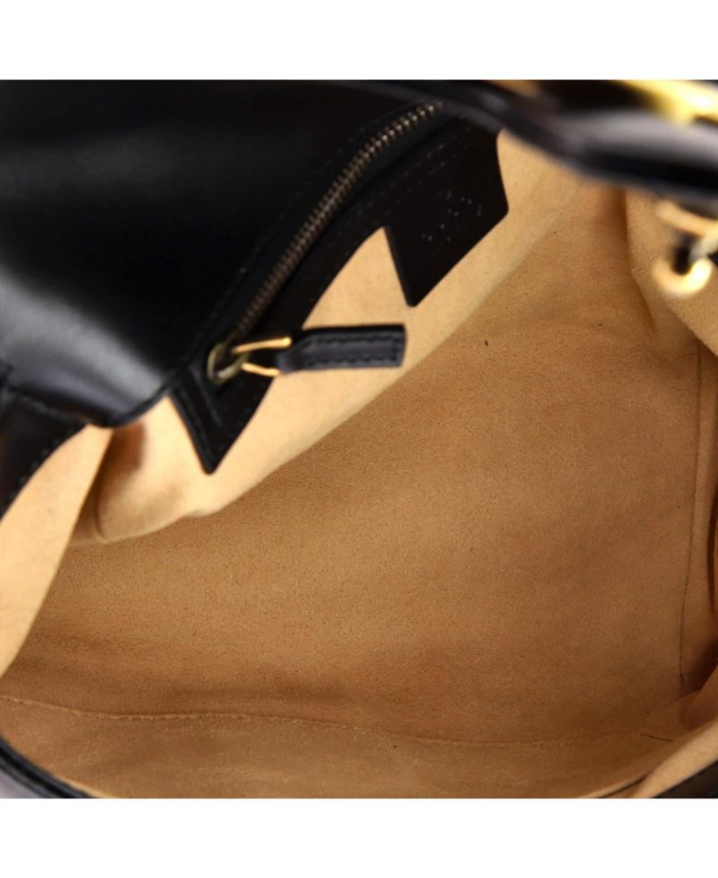 Small GG Marmont Top Handle Flap Bag Matelasse Leather