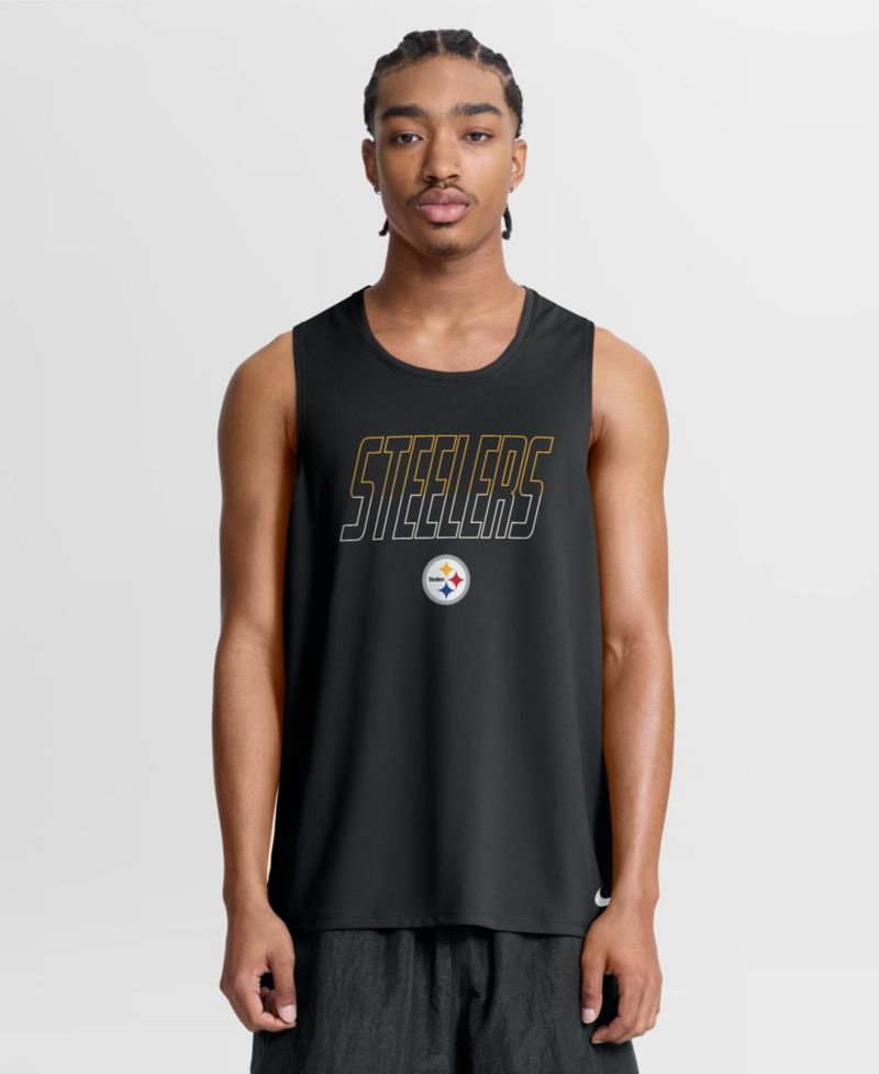 Men's Pittsburgh Steelers Kickoff Miler Sleeveless Dri-FIT Tank Top
