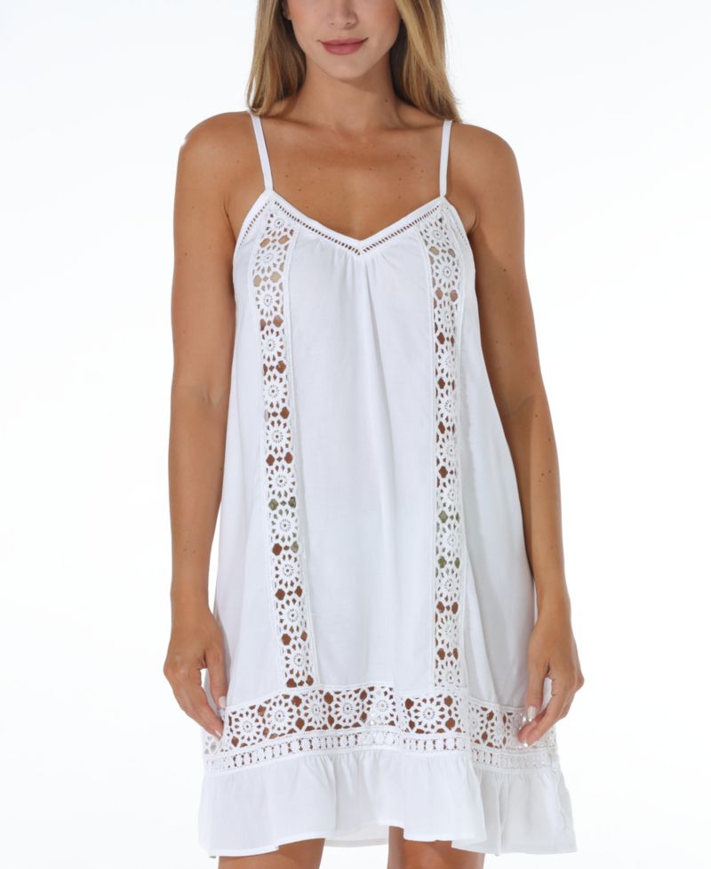 Women's Eyelet Lace Dress Cover-Up