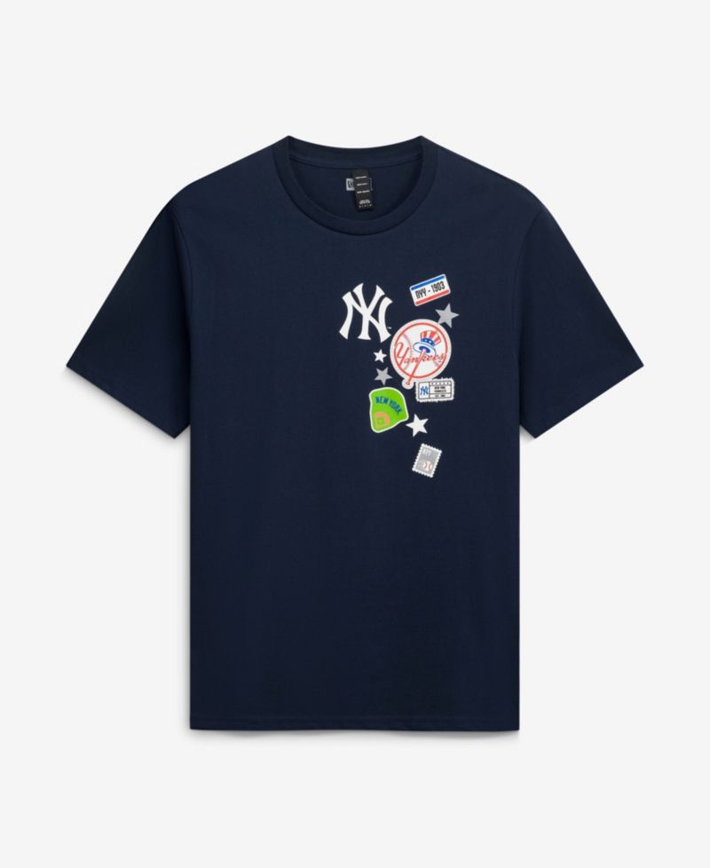 Men's Navy New York Yankees City Patch T-Shirt