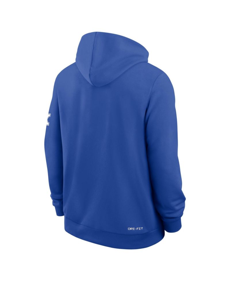 Men's Royal Kentucky Wildcats 2026 Sideline Standard Issue Dri-FIT Hoodie