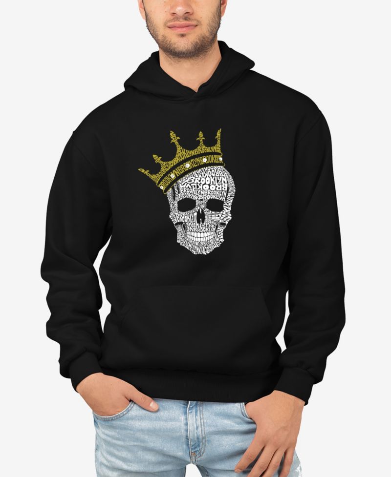 Men's Brooklyn Crown Word Art Hooded Sweatshirt