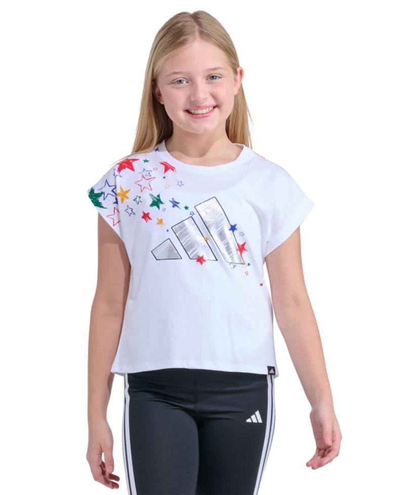 Girls' 8-16 Short-Sleeve Boxy-Fit T-Shirt