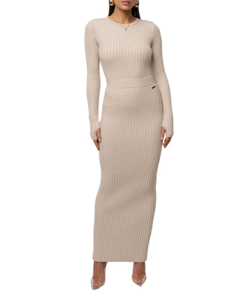 Overcast Ribbed Top and Reset Ribbed Skirt