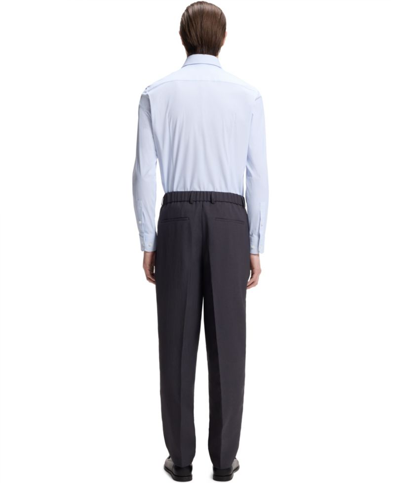 BOSS by Men's Printed Performance-Stretch Fabric Slim-Fit Dress Shirt