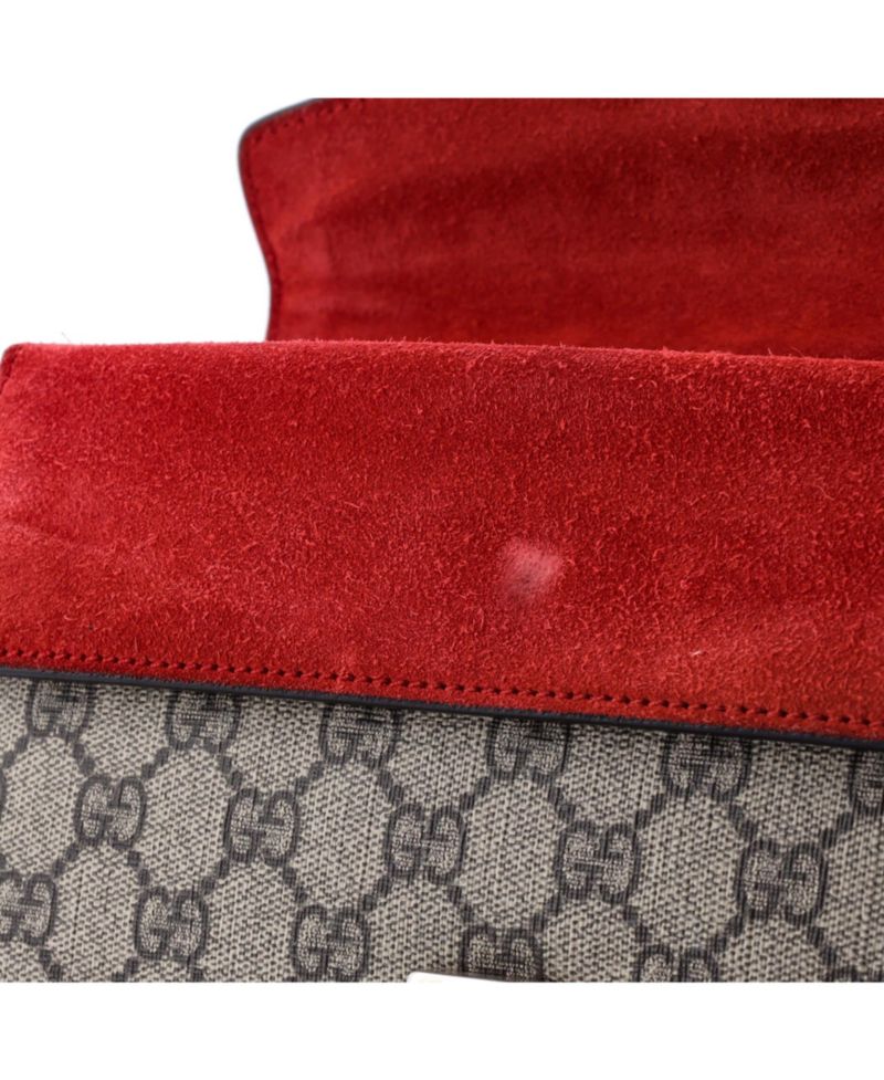 Small Dionysus Bag GG Coated Canvas with Crystal Embellished Metal