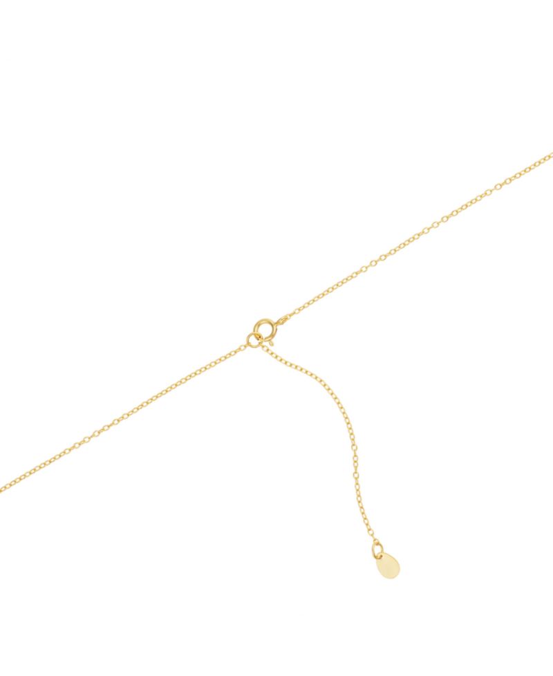 Round Cubic Zirconia & Cross Two Row Pendant Necklace, 18" + 2" extender