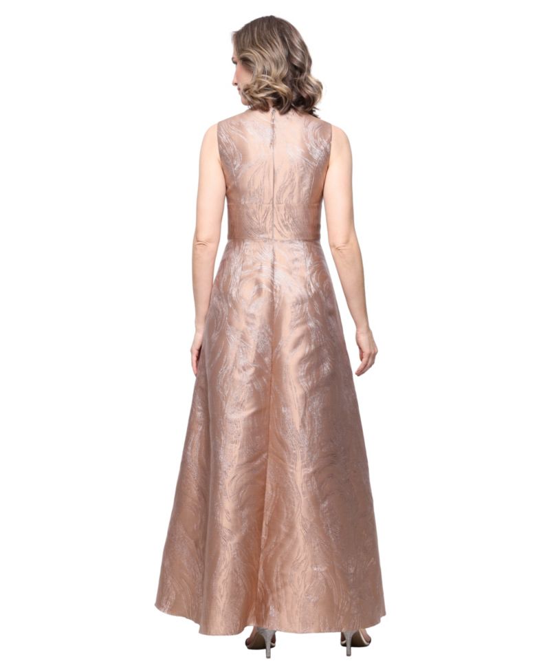 Petite Jacquard Gown