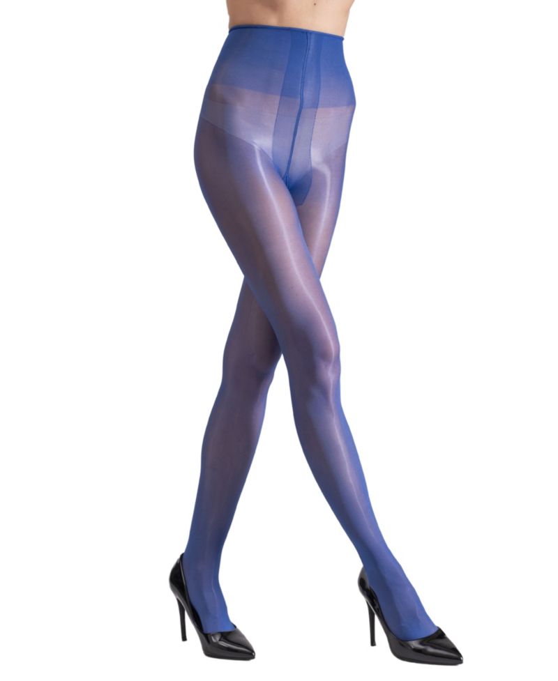 Women's Lustrous Silky Shiny 20 Denier Sheer High-Waist Pantyhose Tights SKU11002-PK