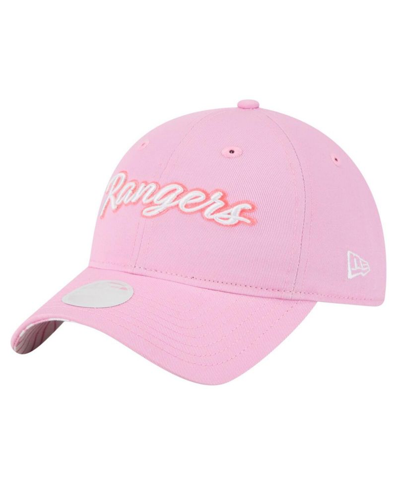 Women's Pink Texas Rangers Mother's Day 9TWENTY Adjustable Hat
