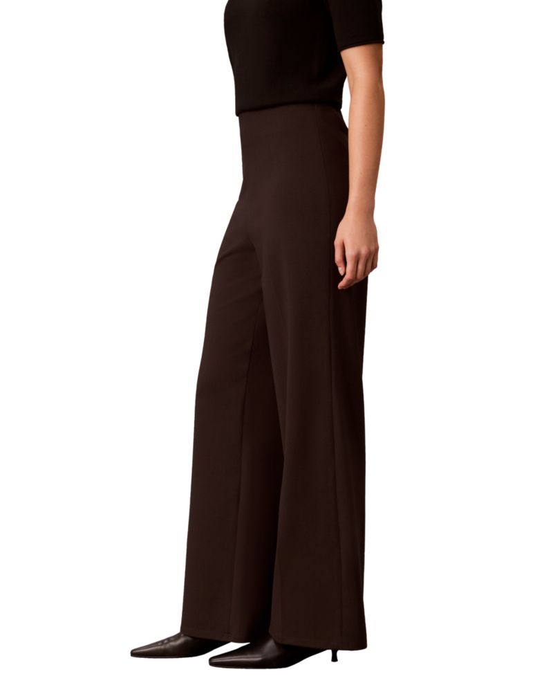 Petite Hollywood Waist High-Waisted Wide-Leg Pull-On Pants