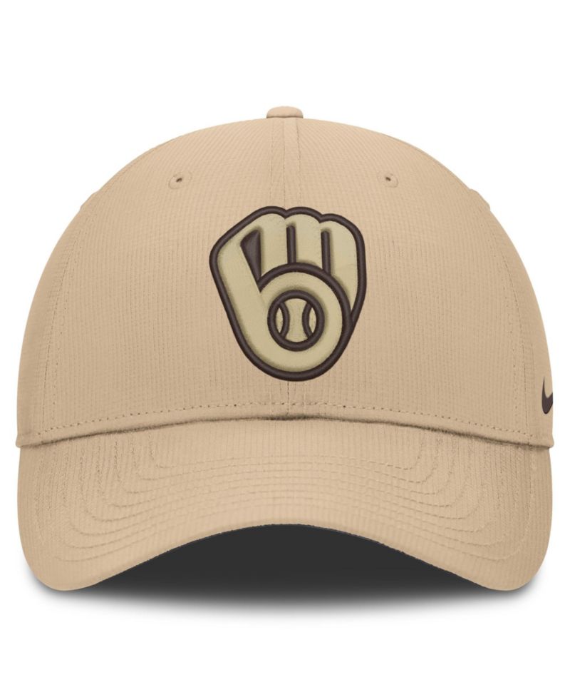 Men's Khaki Milwaukee Brewers Desert Ripstop Club Adjustable Hat