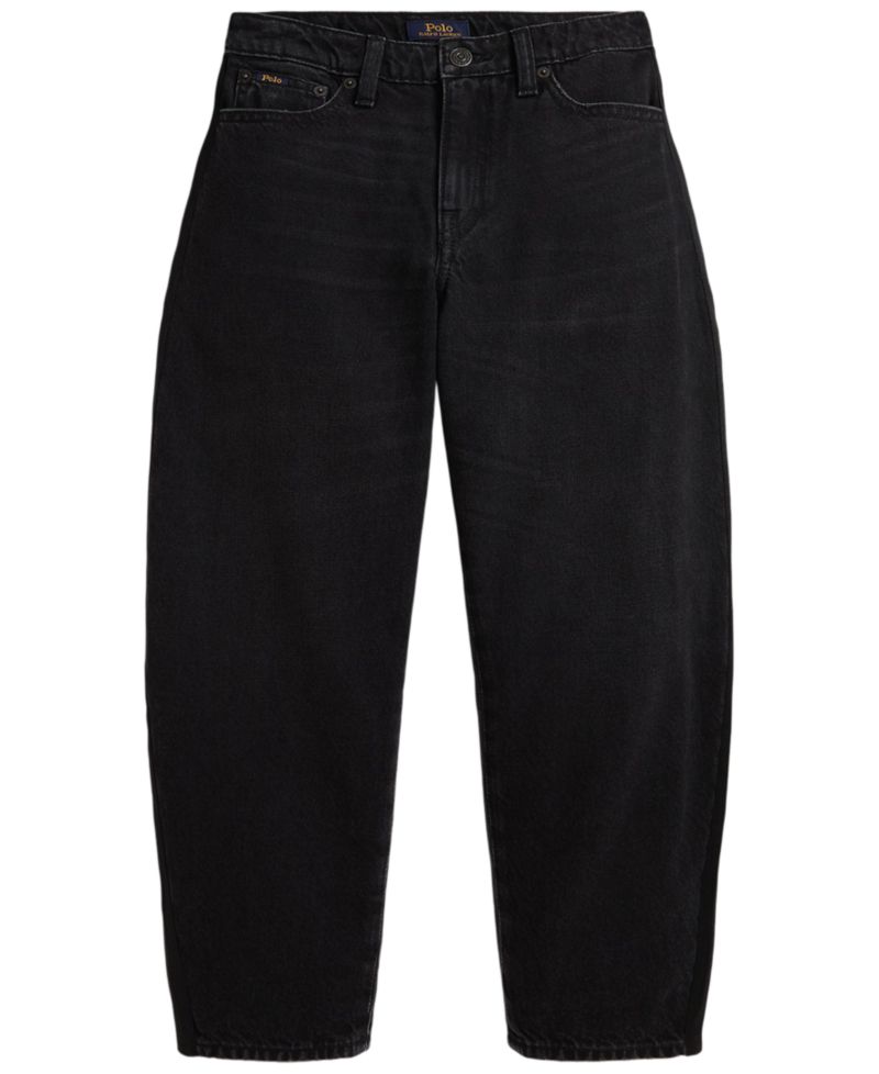 Girls' 7-16 Relaxed Curved-Tapered Denim Jeans