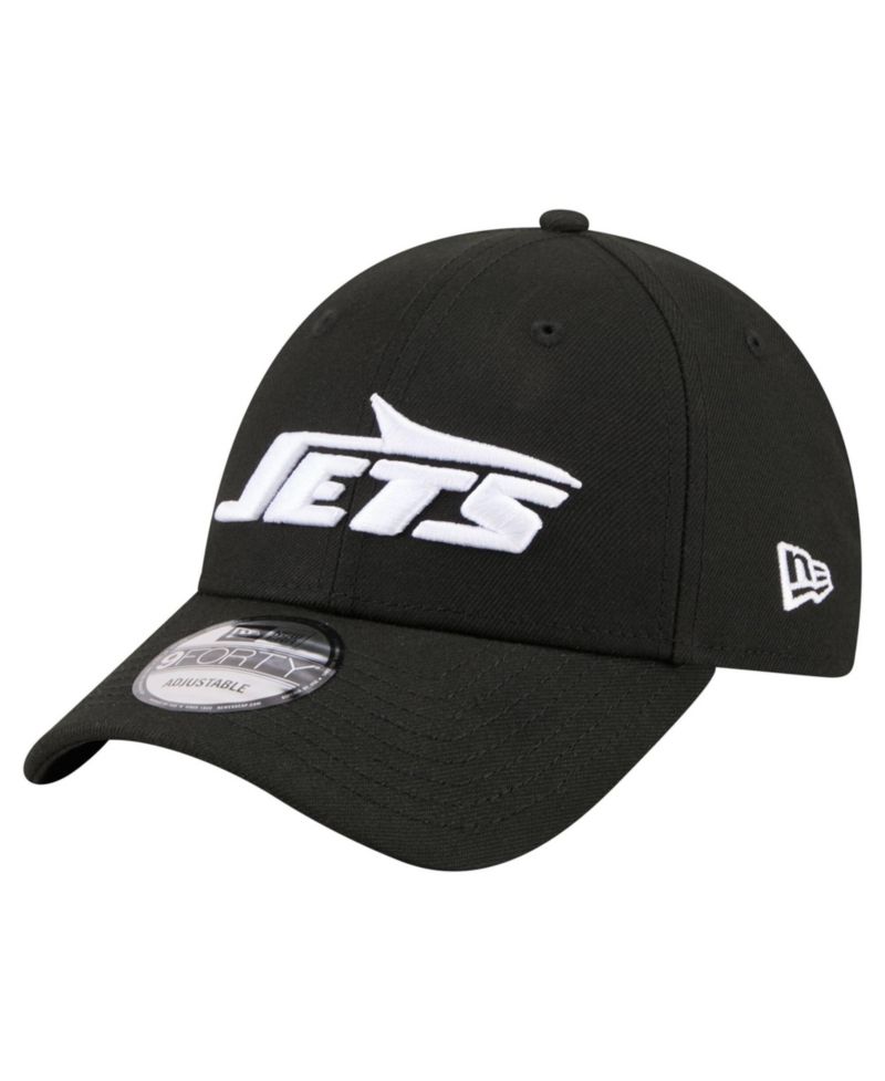 Men's Black New York Jets Core Team 9FORTY Adjustable Hat