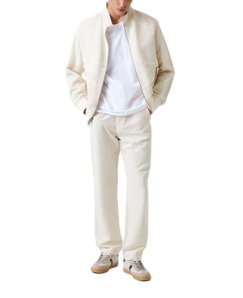 Men's Nolan Linen Harrington Jacket