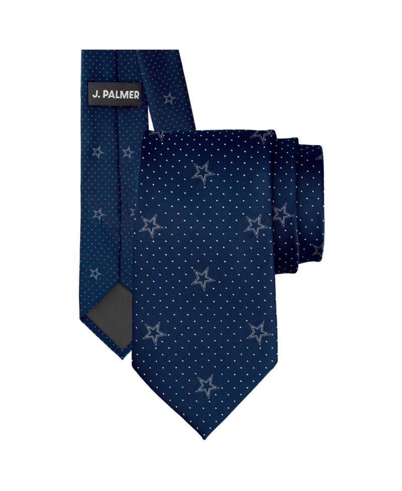 Men's Dallas Cowboys Game Day Polka Dot Tie