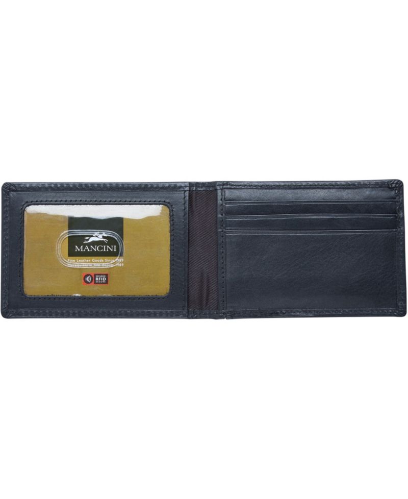 Men's Boulder Collection RFID Secure Wallet with Removable Passcase and Coin Pocket