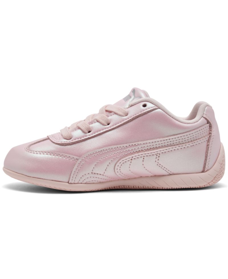 Little Girls' Speedcat OG Suede and Leather Retro Sneakers from Finish Line