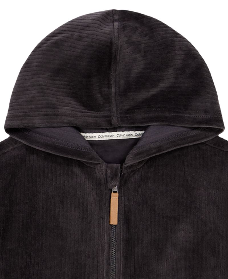 Baby Boys' Cotton-Blend Zip-Up Hooded Jacket, Bodysuit and Joggers, 3-Piece Set