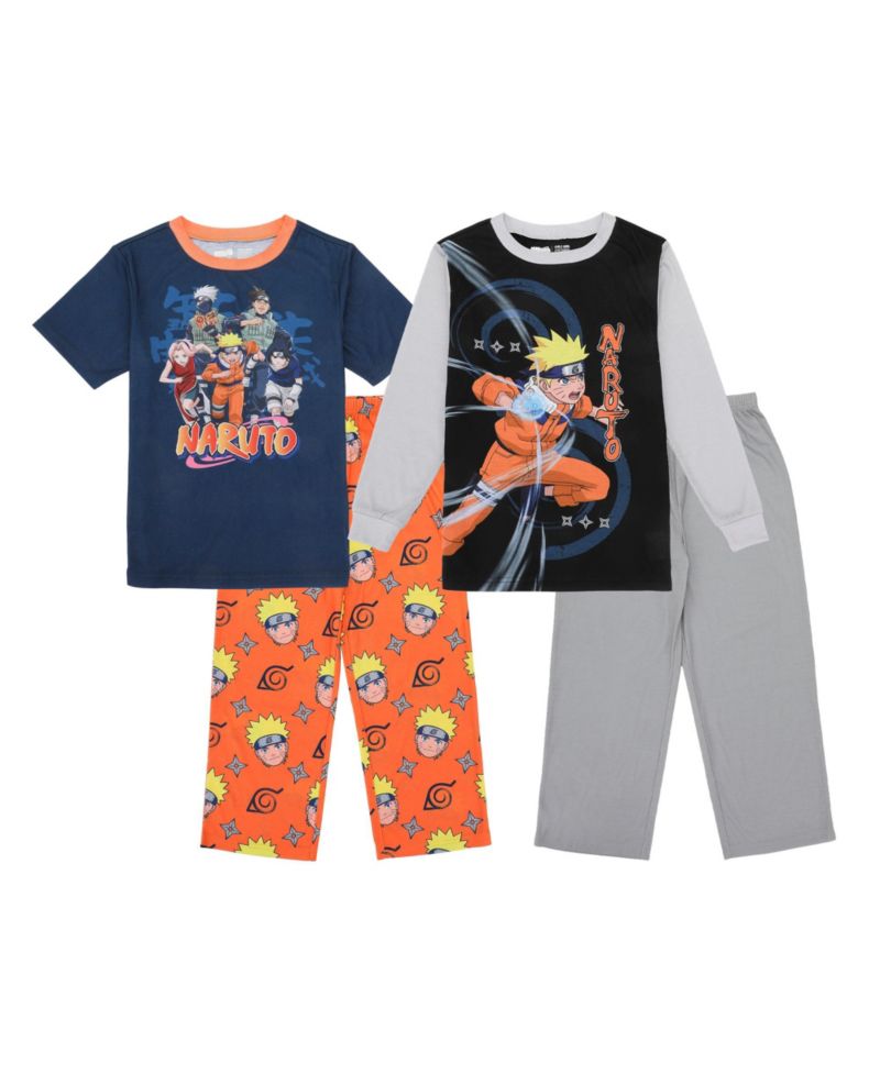 Big Boys Group Shot 4-Pack Pajama Set-14