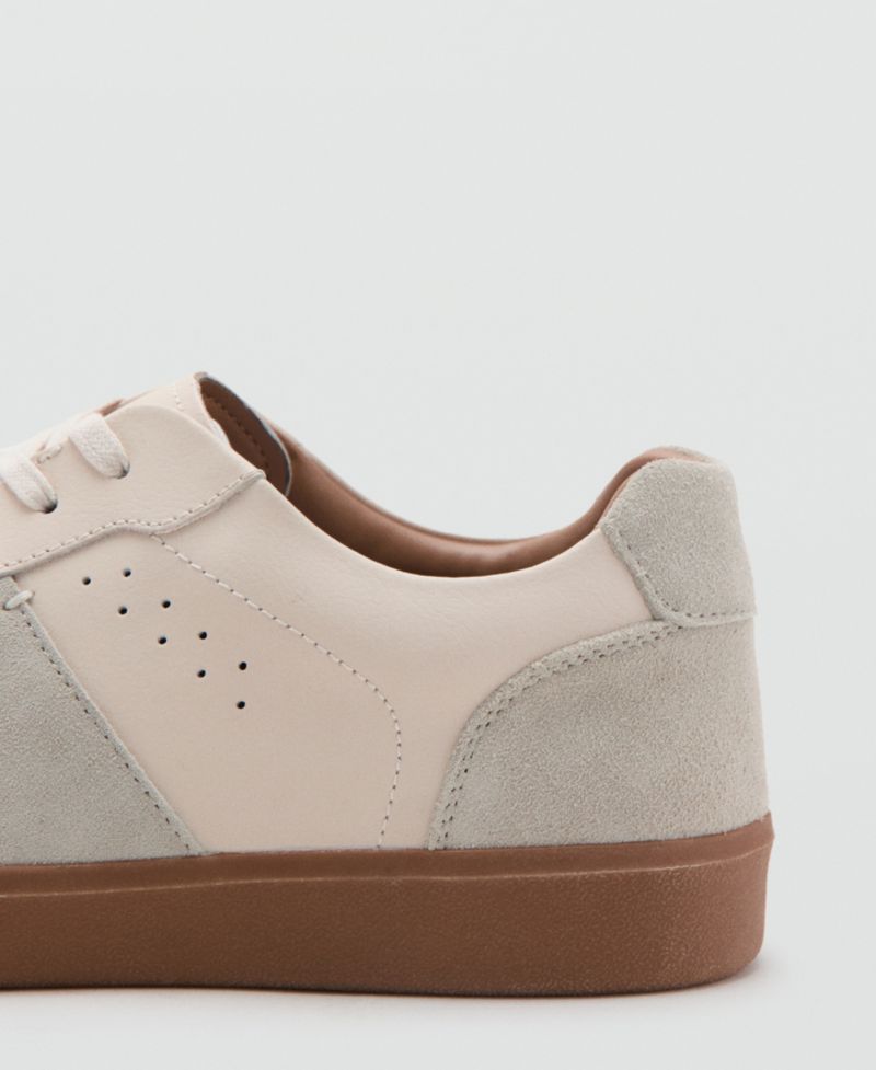 Men's Combined Leather Sneakers