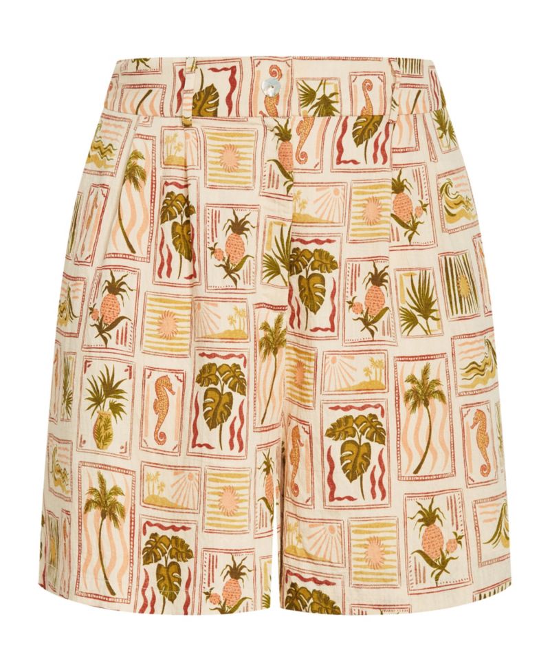 Plus Size Bella Print Short