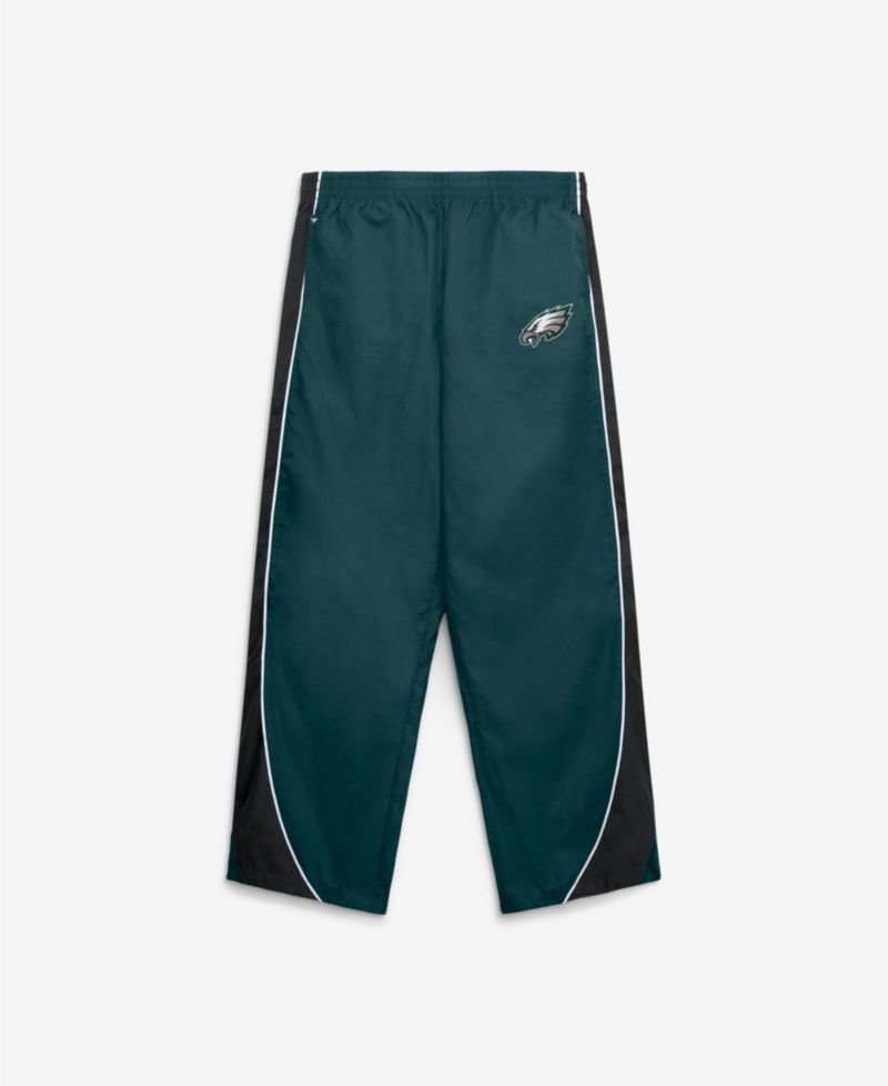 Women's Midnight Green/Black Philadelphia Eagles Team First Backwards Lateral Nylon Pants