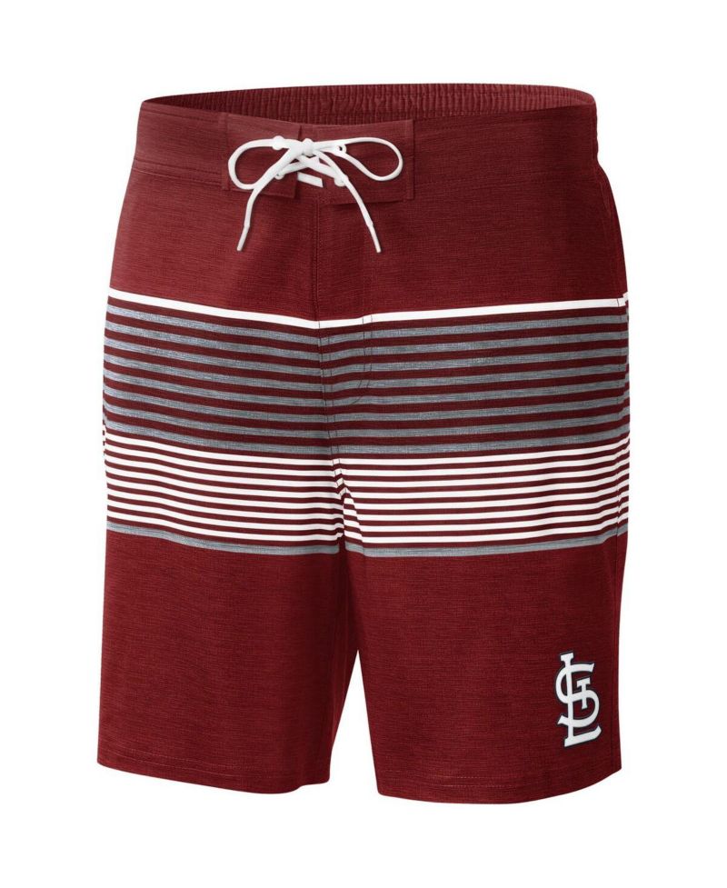 Men's Red St. Louis Cardinals Coastline Volley Swim Shorts