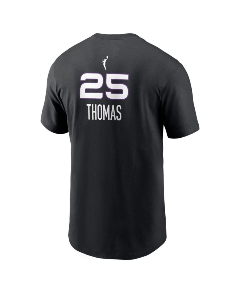 Men's Alyssa Thomas Black Phoenix Mercury Name & Number Rebel Edition T-Shirt