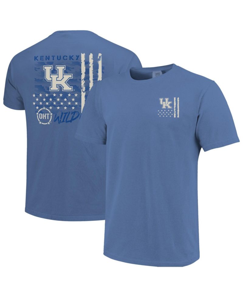 Men's Royal Kentucky Wildcats Comfort Colors OHT Camo Overlay T-Shirt