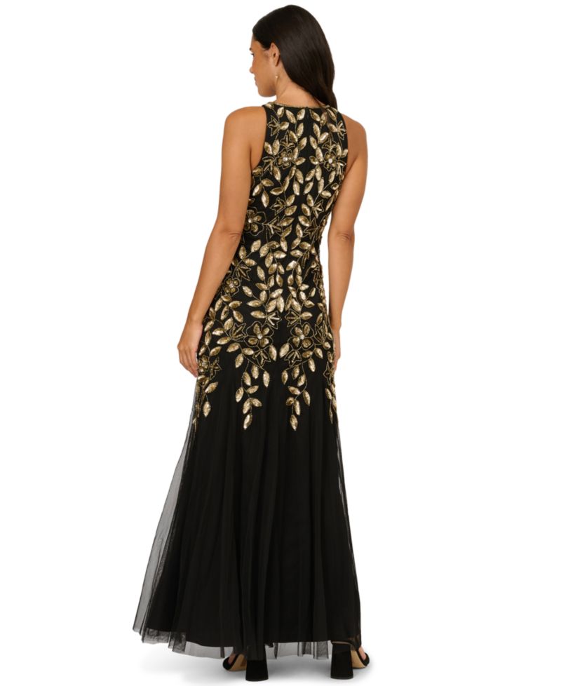 Women's Crewneck Beaded Dress