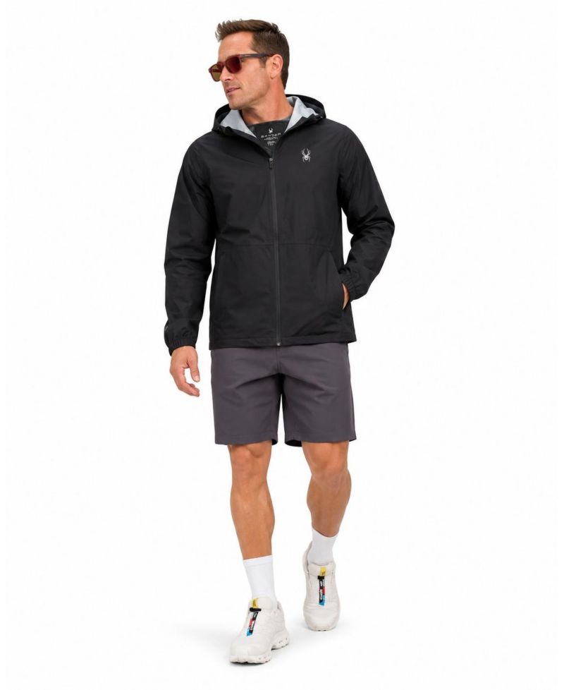 Men's Spring Showers Hooded Lightweight Water-Resistant Jacket