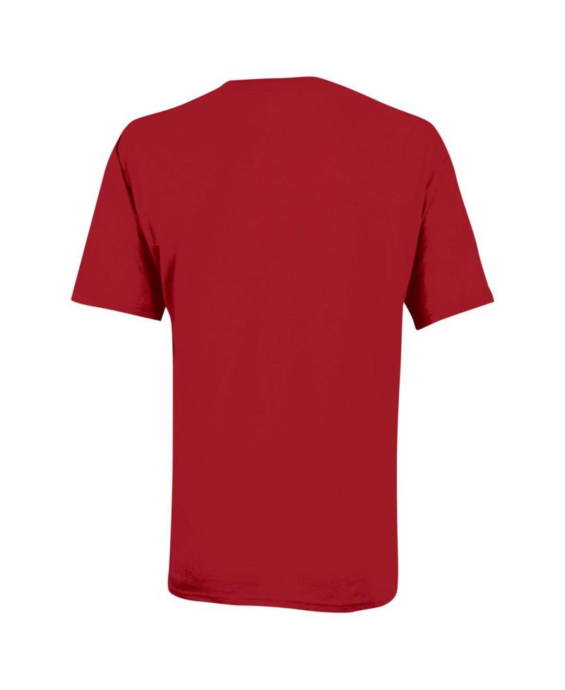 Big Boys and Girls Crimson Alabama Crimson Tide Arch Over Logo T-Shirt