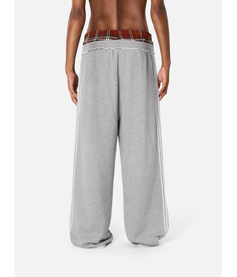 Men's Double Waist Baggy Sweatpants