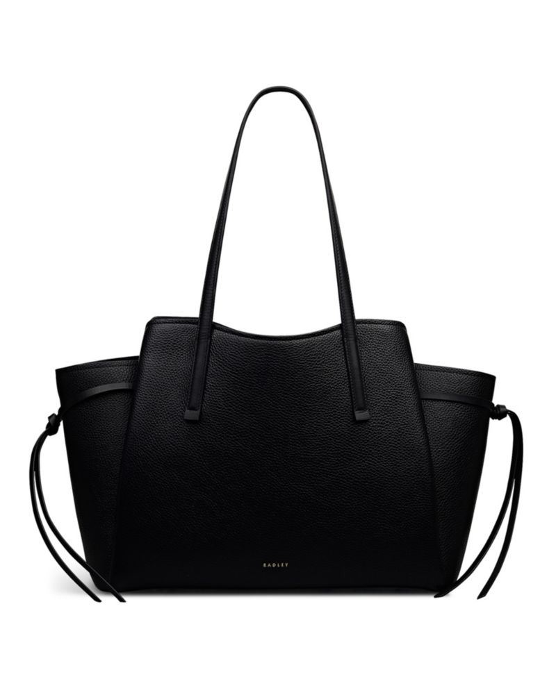Blake Gardens Large Leather Ziptop Tote Bag