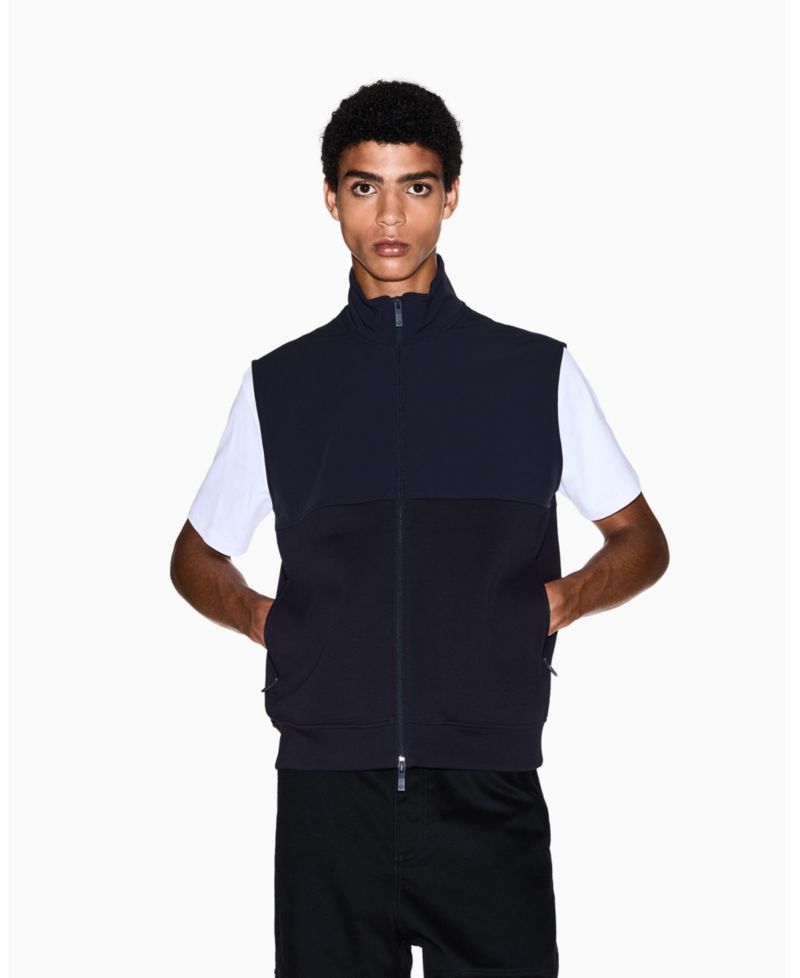 Men's Mixed Media Commuting Vest