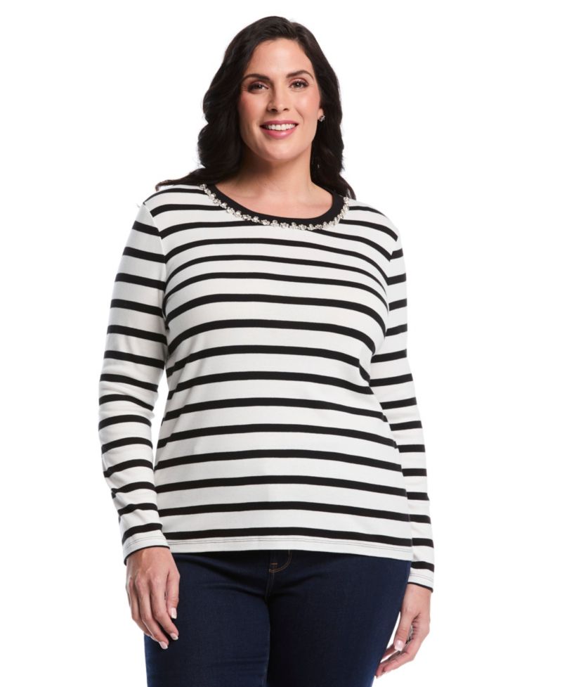 Plus Size Long Sleeve Top