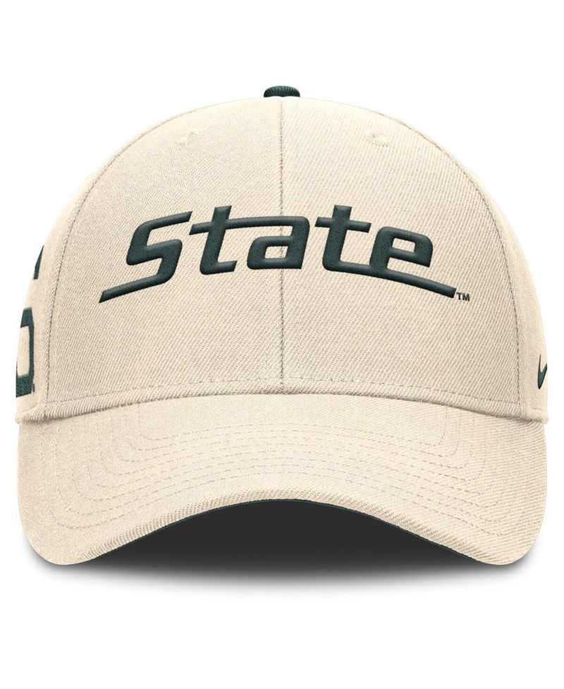 Men's Natural Michigan State Spartans Primetime Rise Adjustable Hat