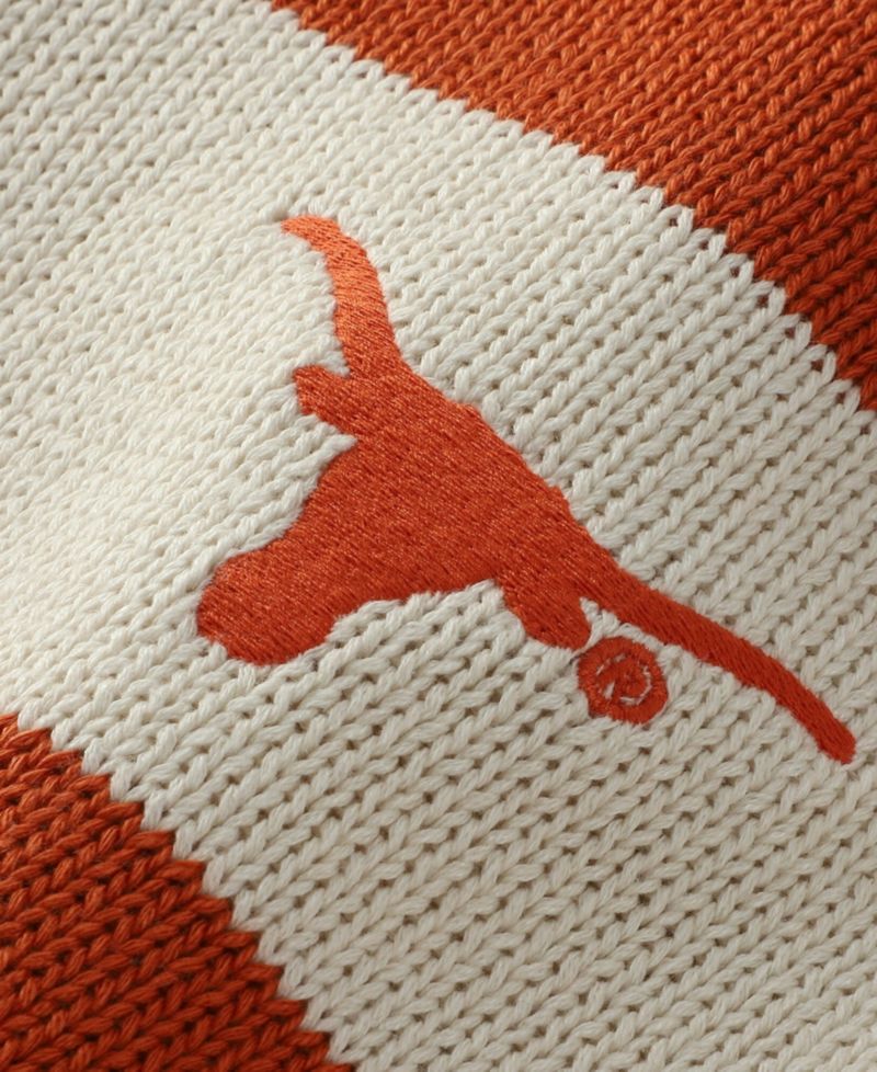 Men's and Women's Cream Texas Longhorns Renew Knit Stadium Sweater