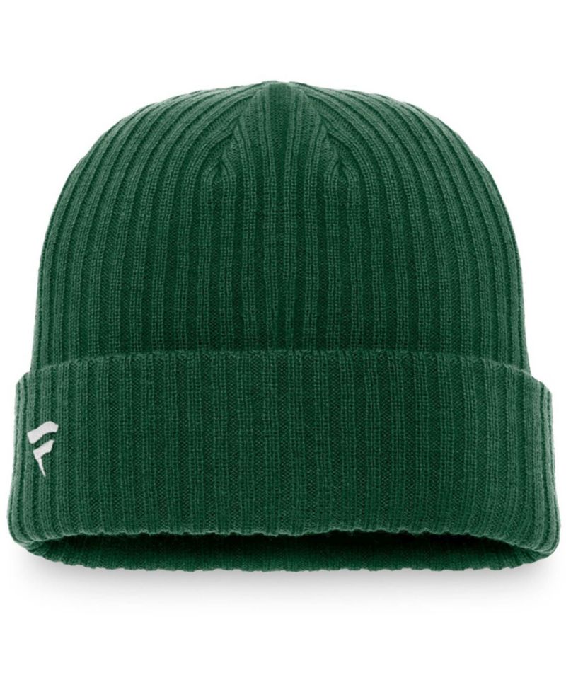 Men's Kelly Green Minnesota Wild Core Primary Logo Cuffed Knit Hat
