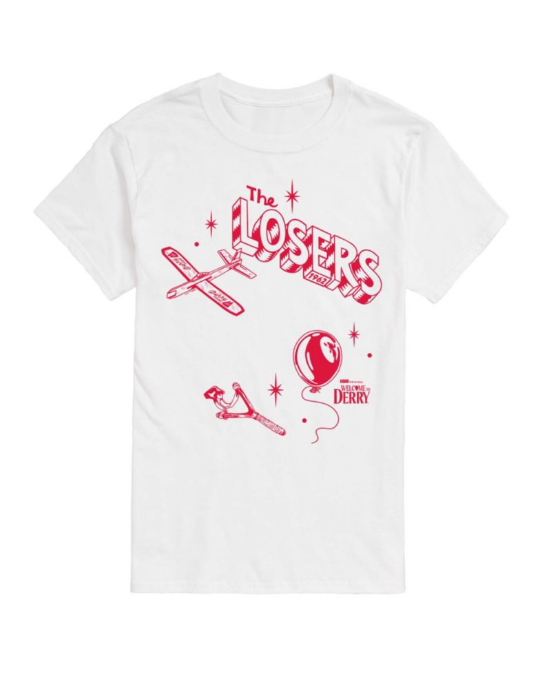Men's Welcome to Derry The Losers Short-Sleeve Graphic T-Shirt