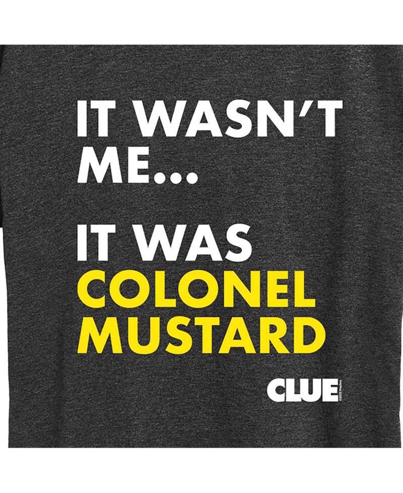 Trendy Plus Size Clue Colonel Mustard Graphic T-shirt