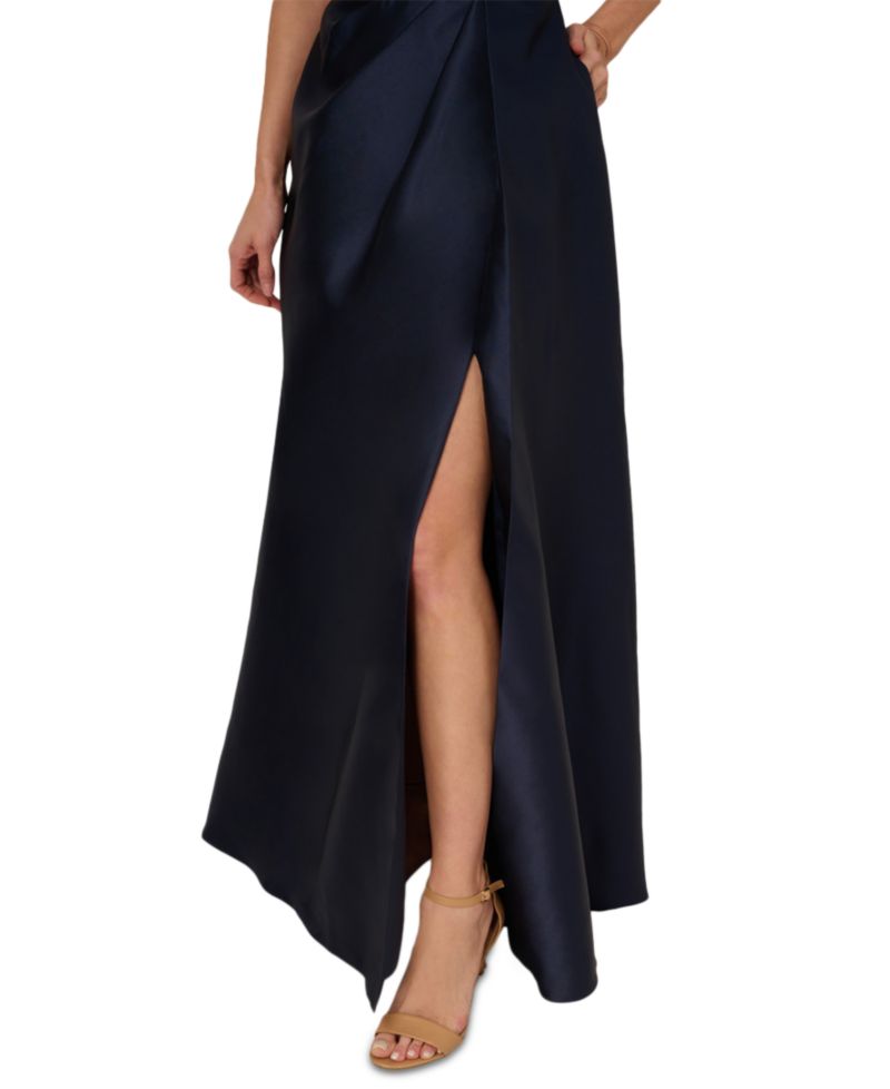 Women's Embellished-Neck Sleeveless Gown