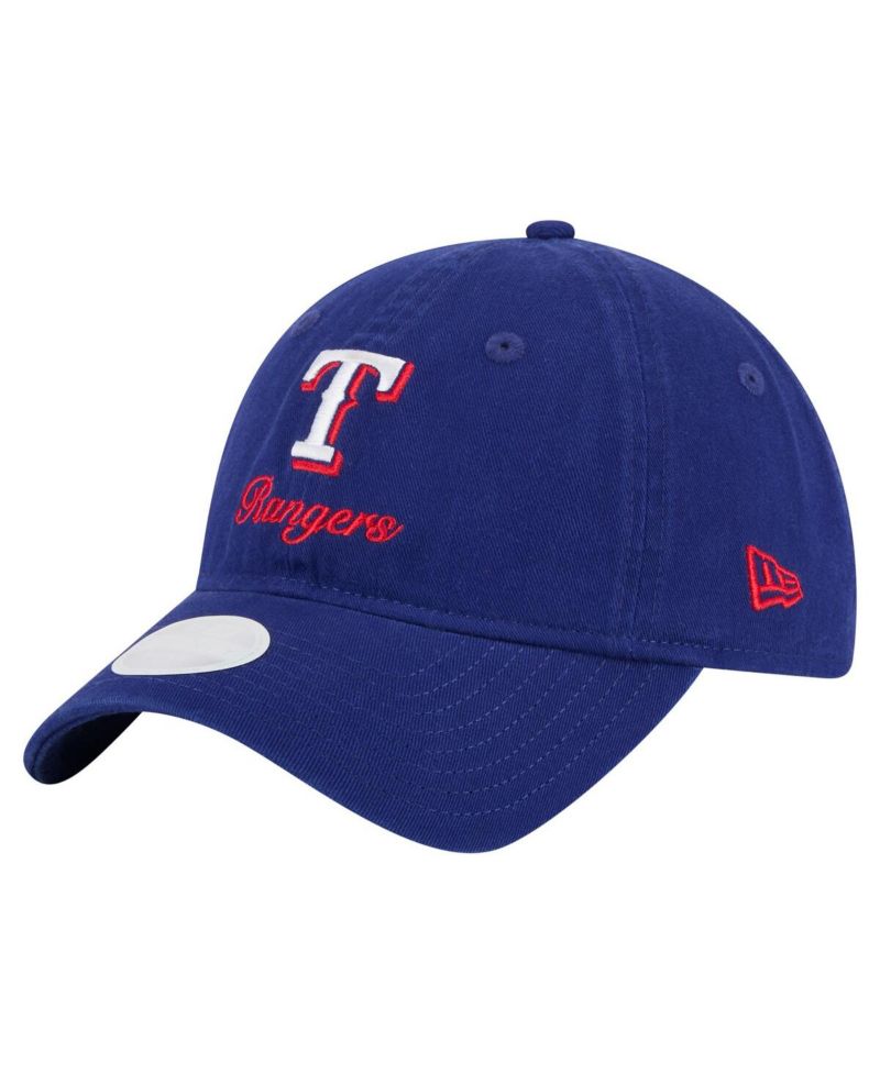Women's Royal Texas Rangers Preppy Team 9TWENTY Adjustable Hat