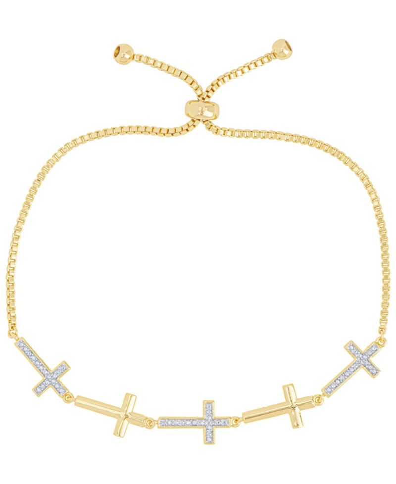 Women's Diamond Accent Adjustable Bracelet