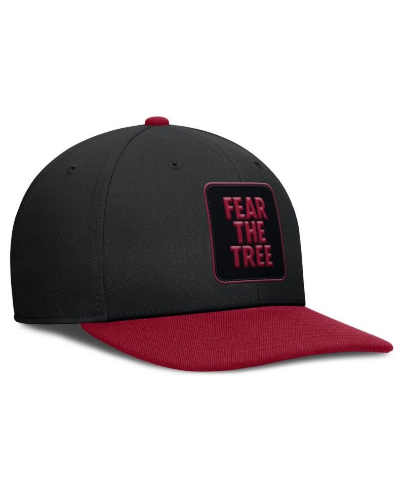 Men's Black/Cardinal Stanford Cardinal 2025 Sideline Campus Pro Local Snapback Hat